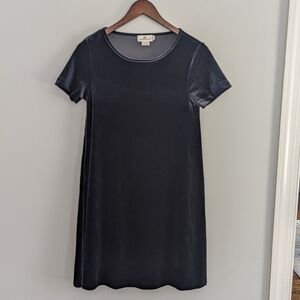 Women's Vineyard Vines Midnight Blue Velvet Dress Aline XS Holiday Cocktail